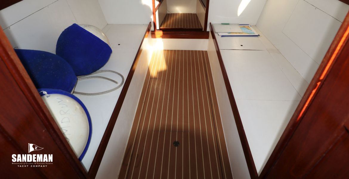 Cabin view forward