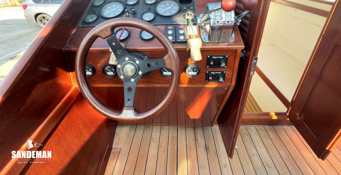 Helm and companionway