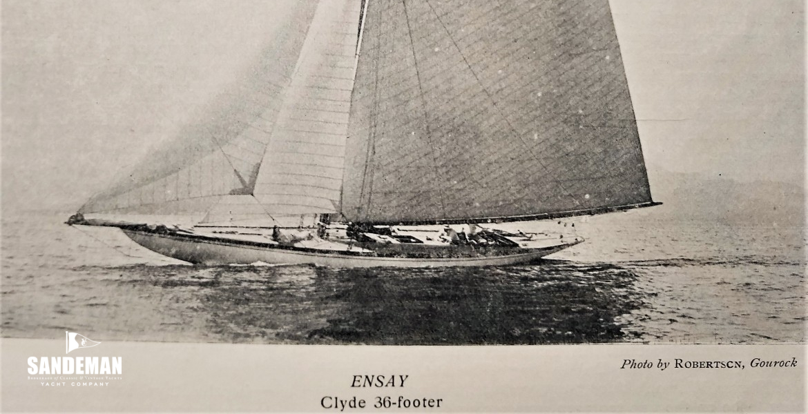 On the Clyde 1903 with 'flat top' topsail
