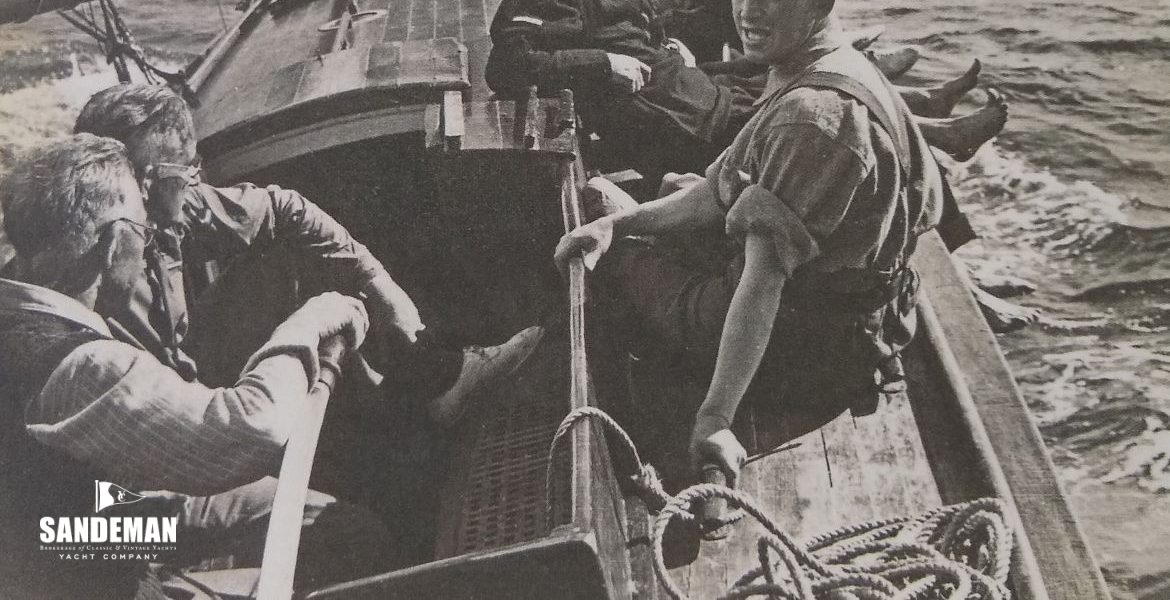 On patrol with the Maritime Inscription early 1940s [R Cork YC]