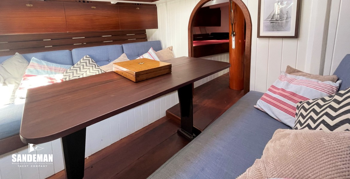 Saloon view forward to port