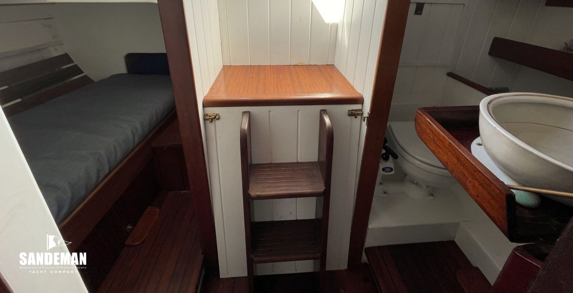 View aft to companionway
