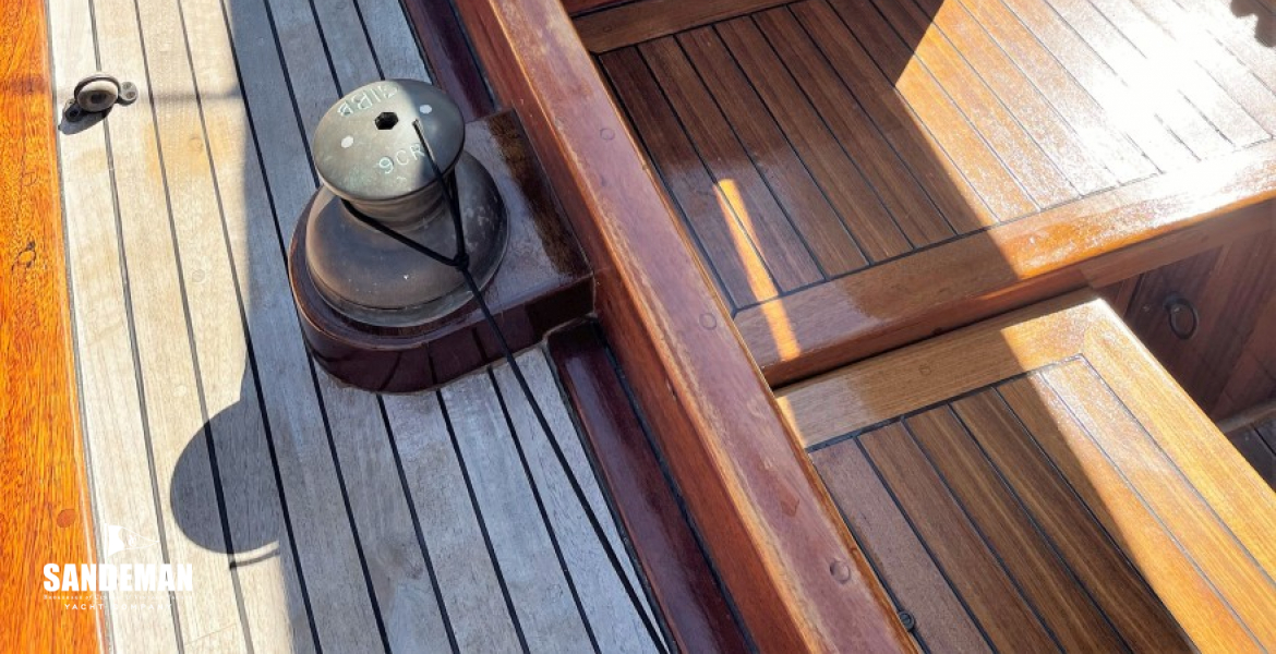 View forward from port side deck