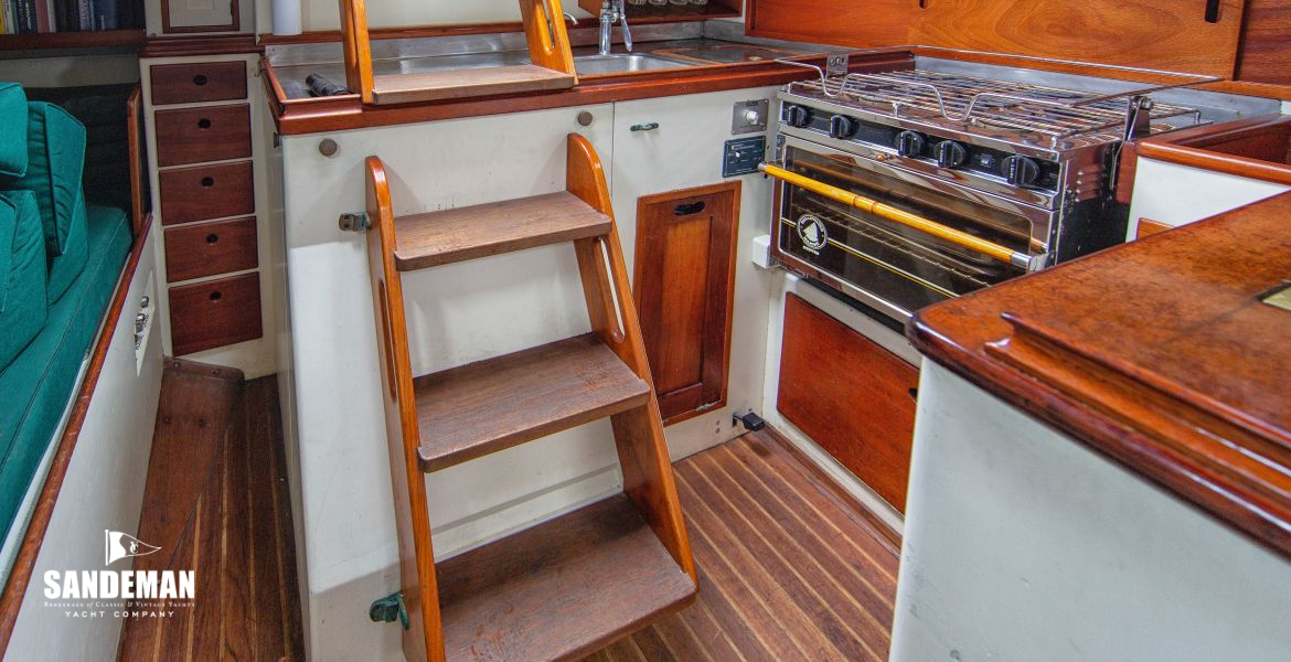 View aft to companionway