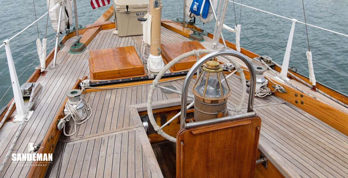 View aft from starboard side deck