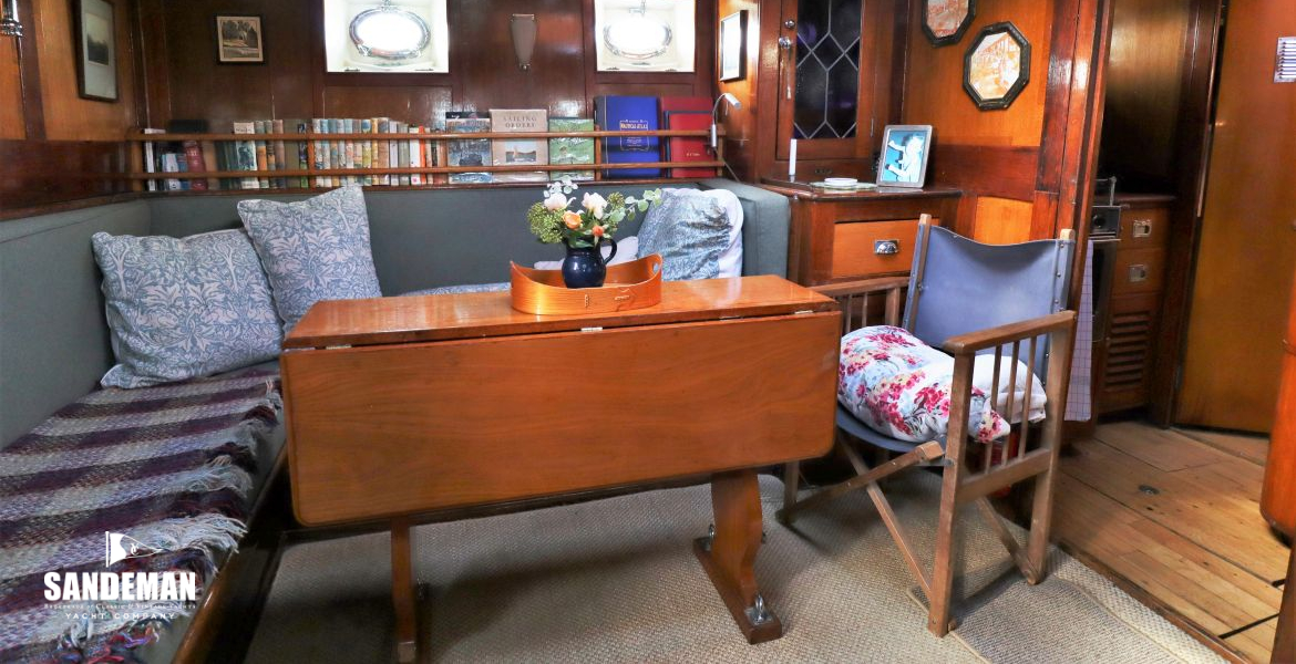 Saloon view to port