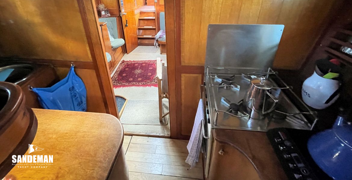 Galley view aft