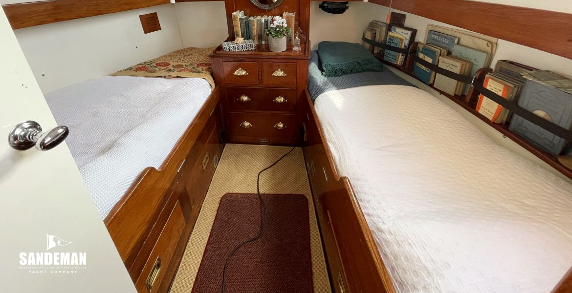 Owner aft cabin view aft
