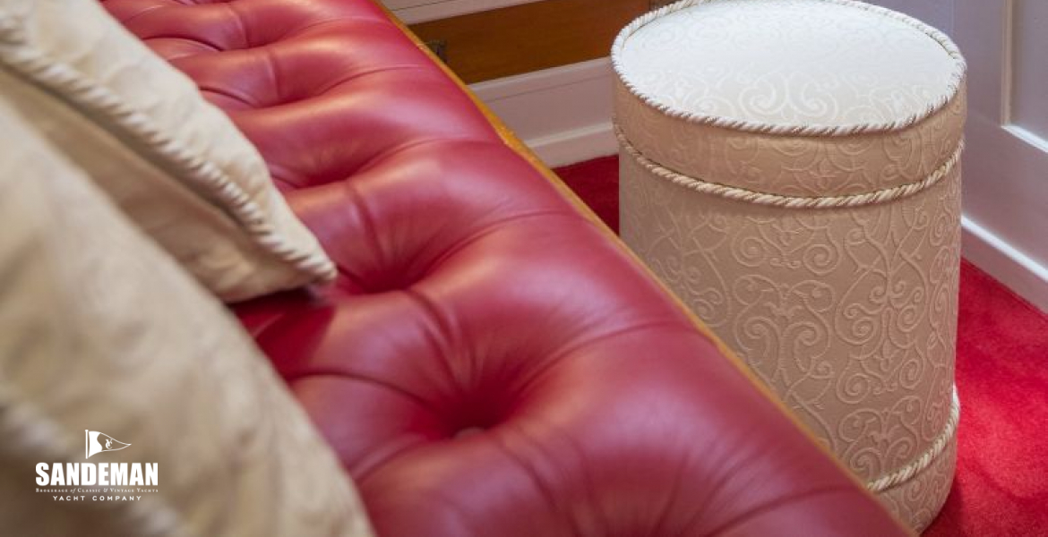 Owner office/ guest cabin view to starboard forward