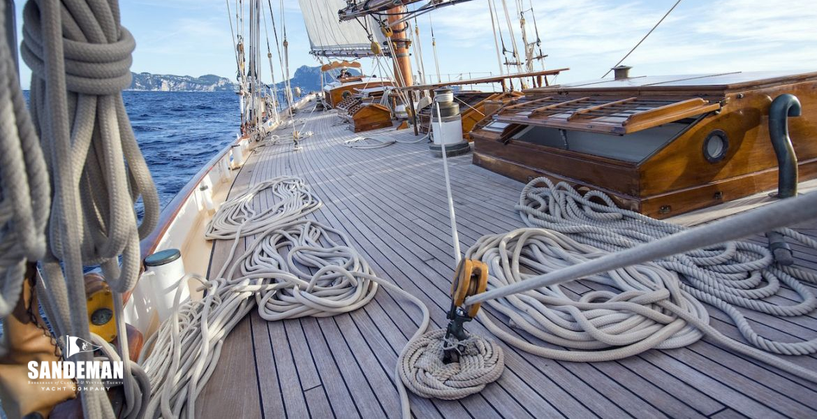View aft from foremast - starboard