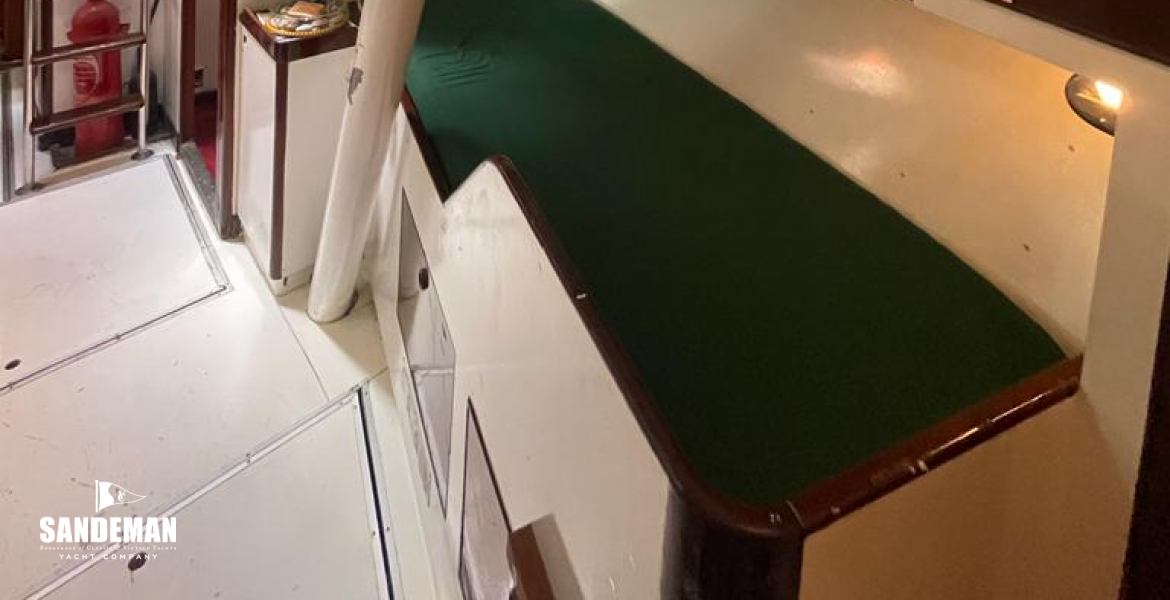 Crew accommdation port view aft