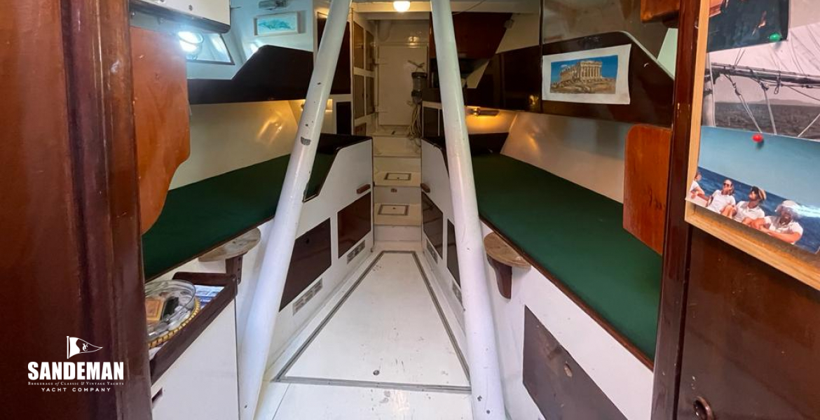 Crew accommodation view forward