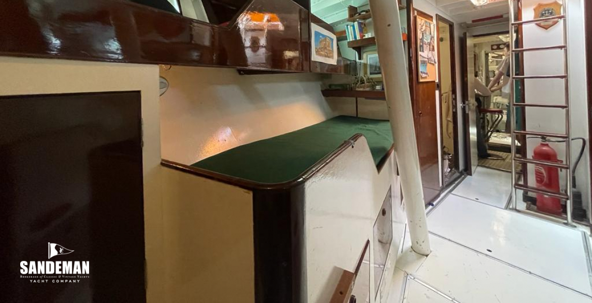 Crew accommdation view aft to starboard