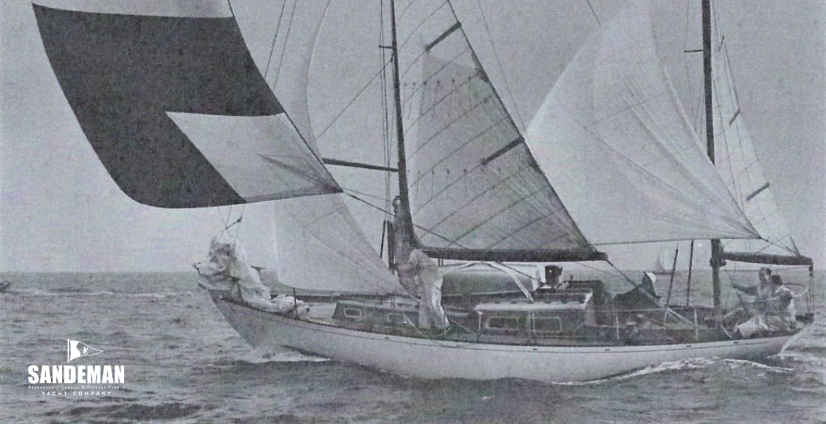 5-sail reaching, 1958 [FJ Armes/M Hoy/Whisstocks]