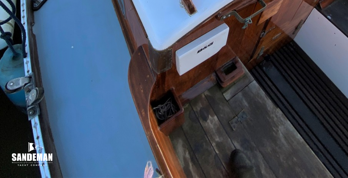 View forward from cockpit