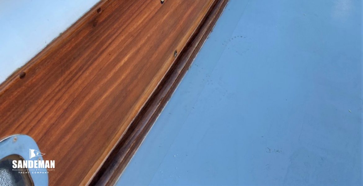 Port side deck view aft