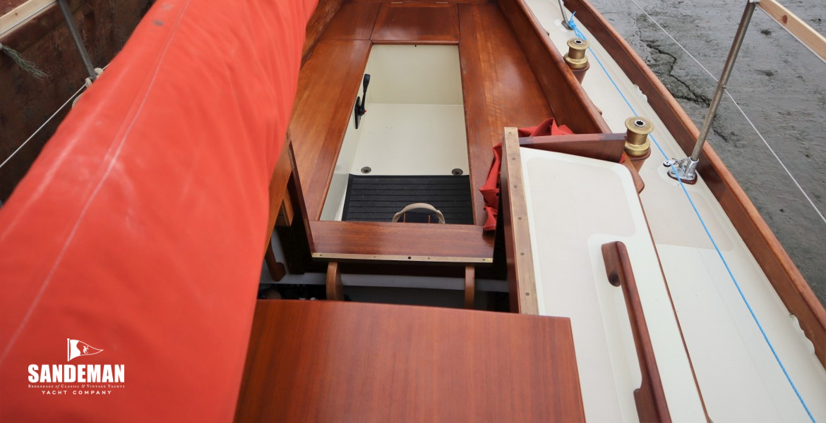 View aft over companionway