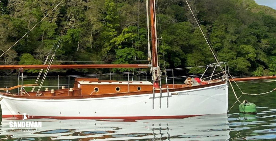 The unmistakable lines of a Loch Fyne Skiff