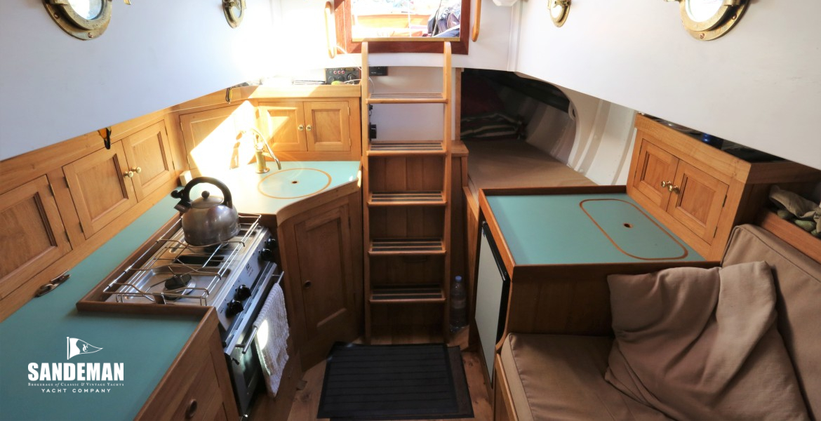 Galley view aft to companionway [Nigel Sharp]