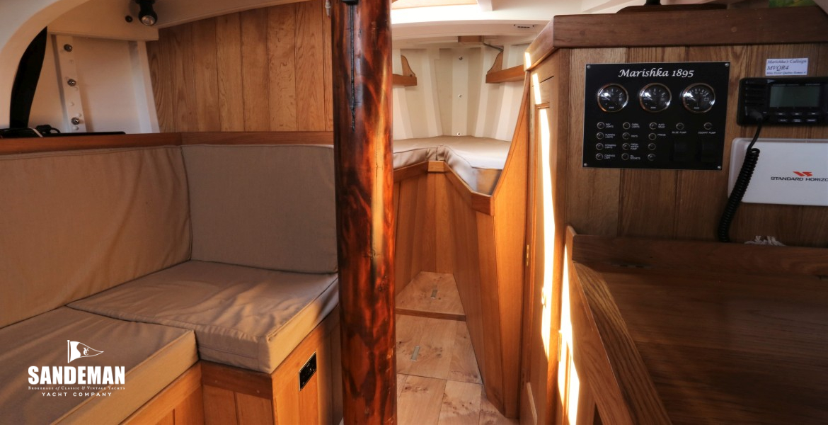 Saloon view forward to fore cabin [Nigel Sharp]