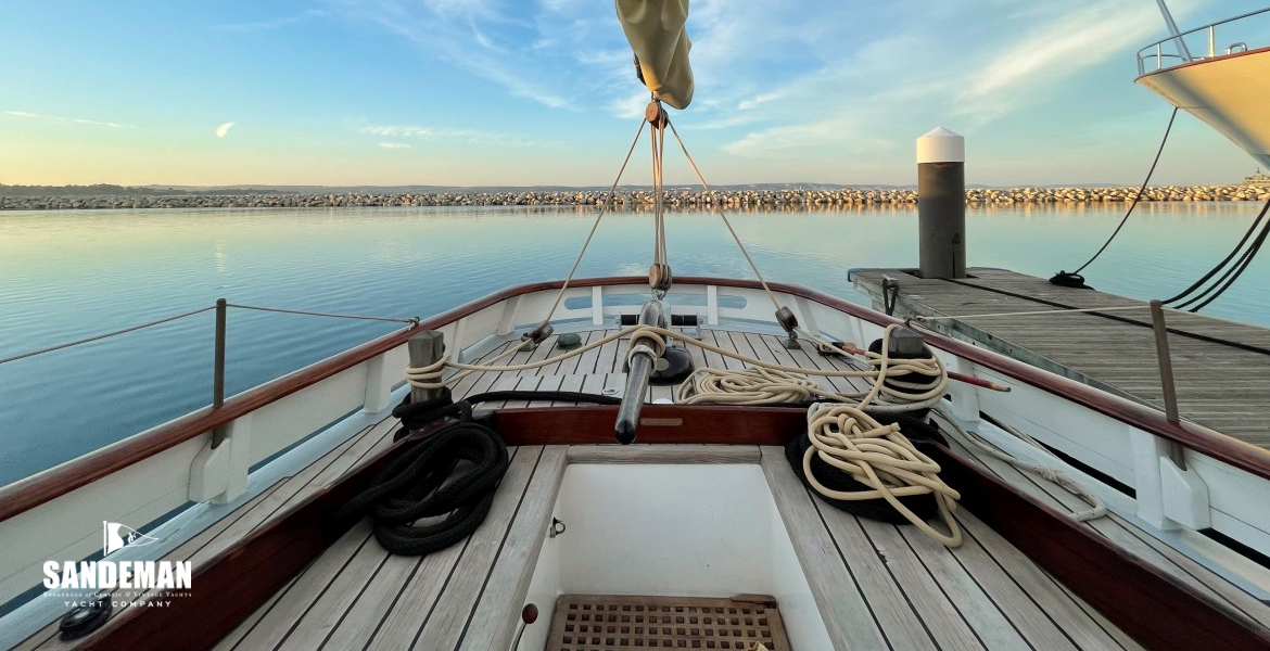 View aft from companionway