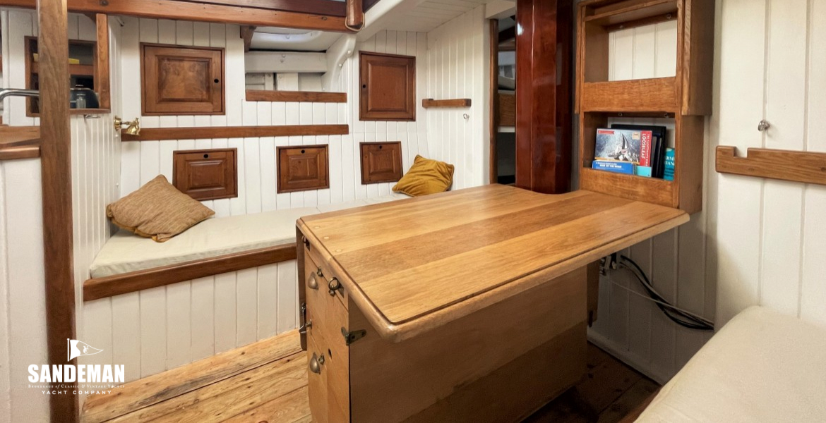 Saloon view forward to port