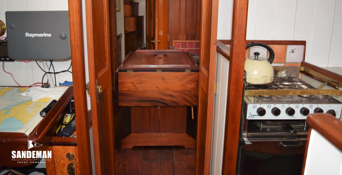 View forward to saloon