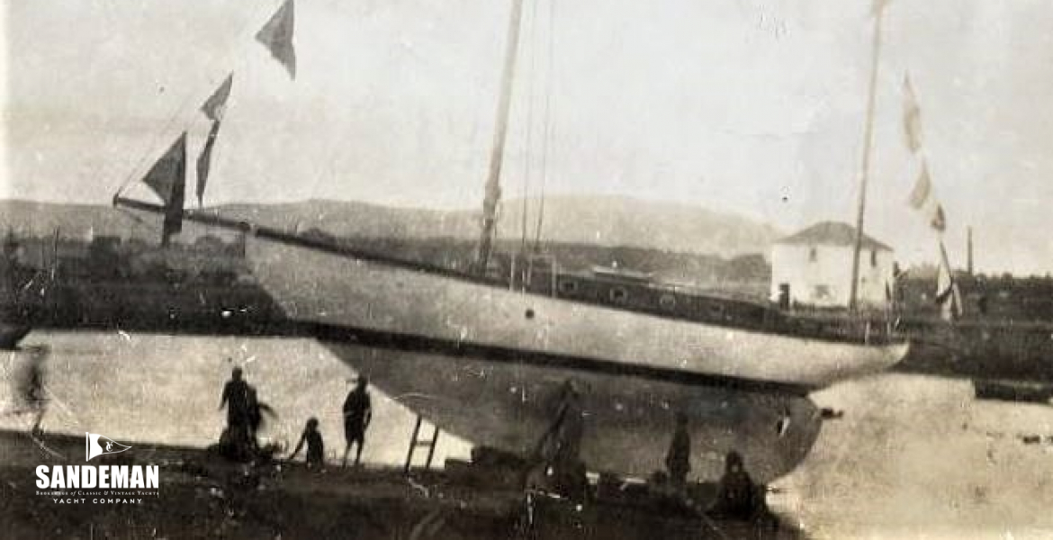 Launching day, Arklow, 1925