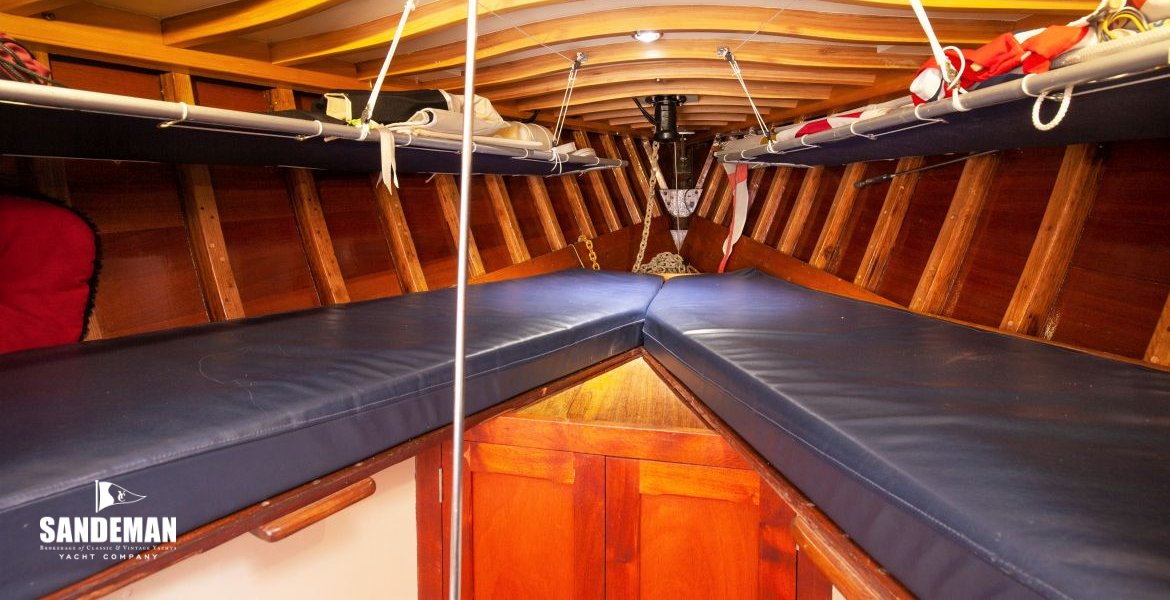 Fore cabin view forward
