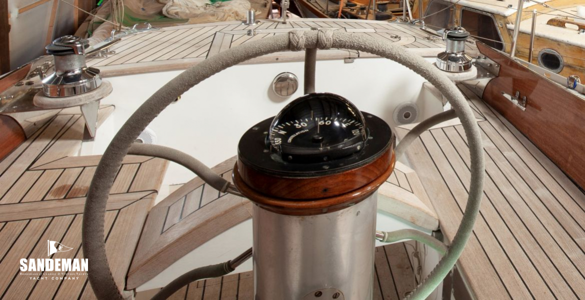 Cockpit view aft from companionway