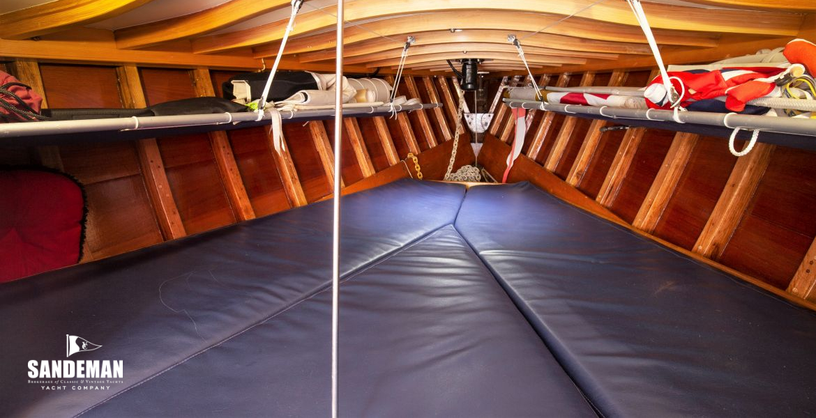 Fore cabin view forward as double