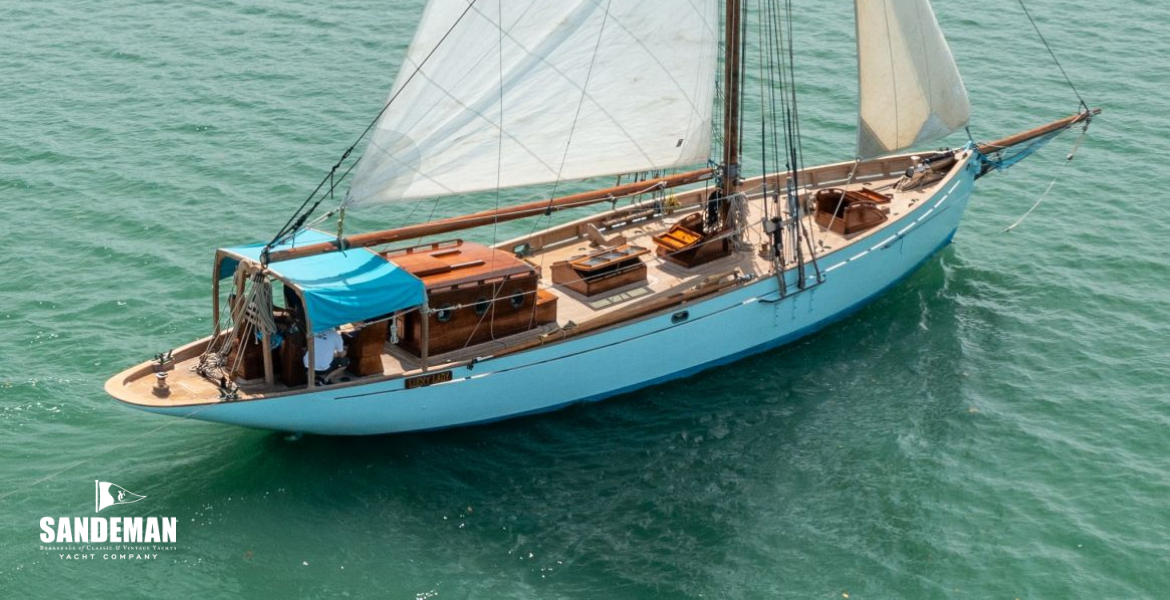 Over starboard quarter