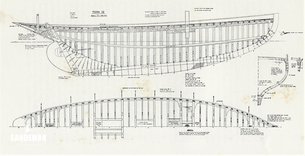 Original construction drawing
