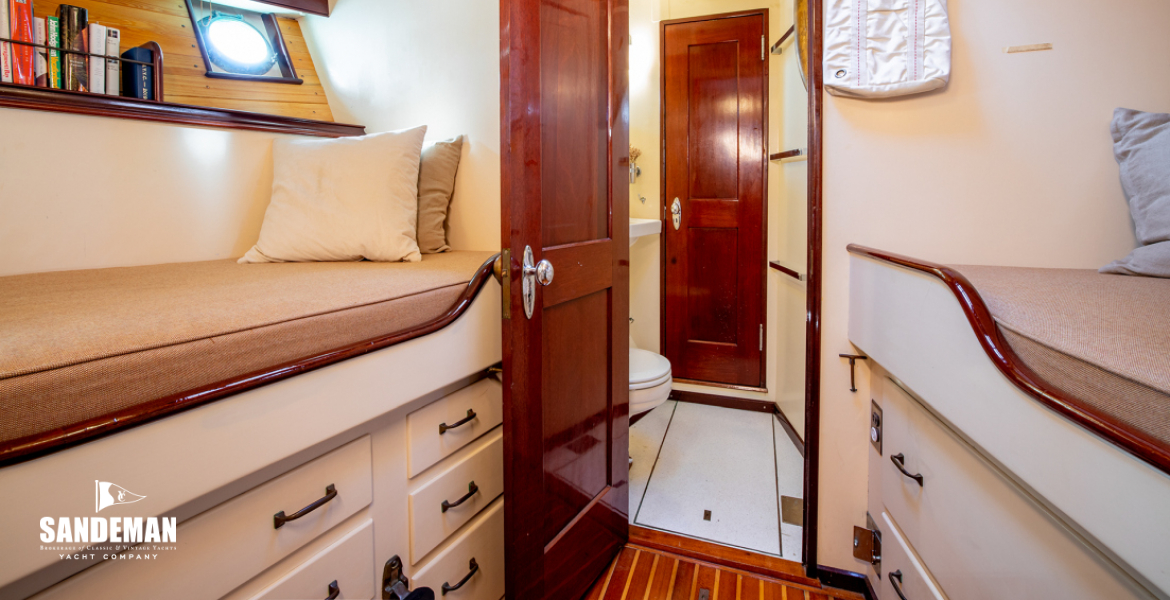 Stateroom view forward