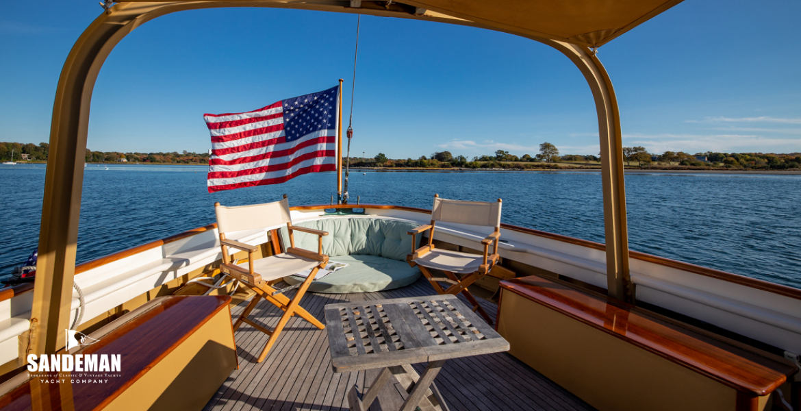 Aft deck view aft