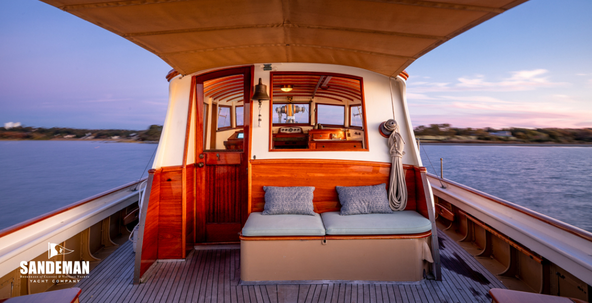 Aft deck view forward