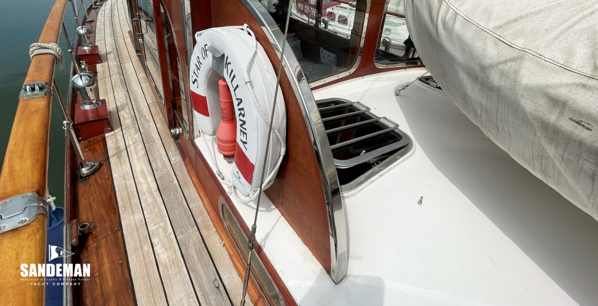 Port side deck and wheelhouse