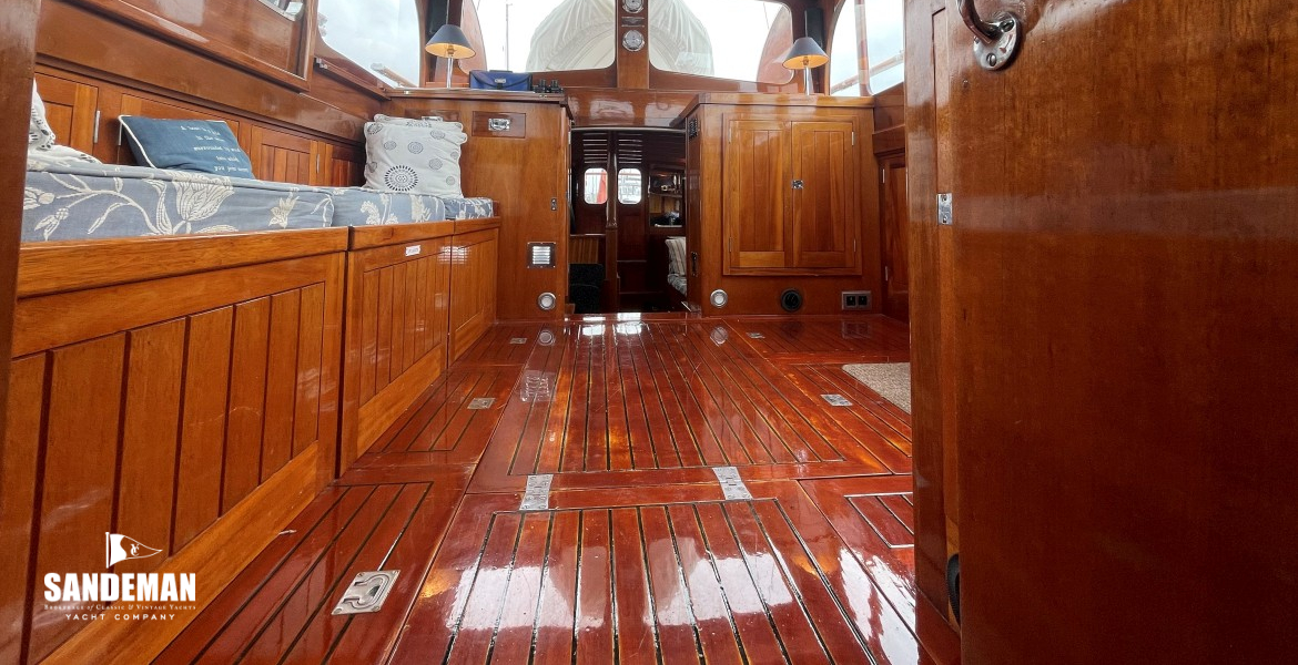 Wheelhouse/ Deck Saloon view aft