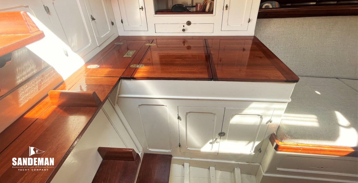 Galley to port