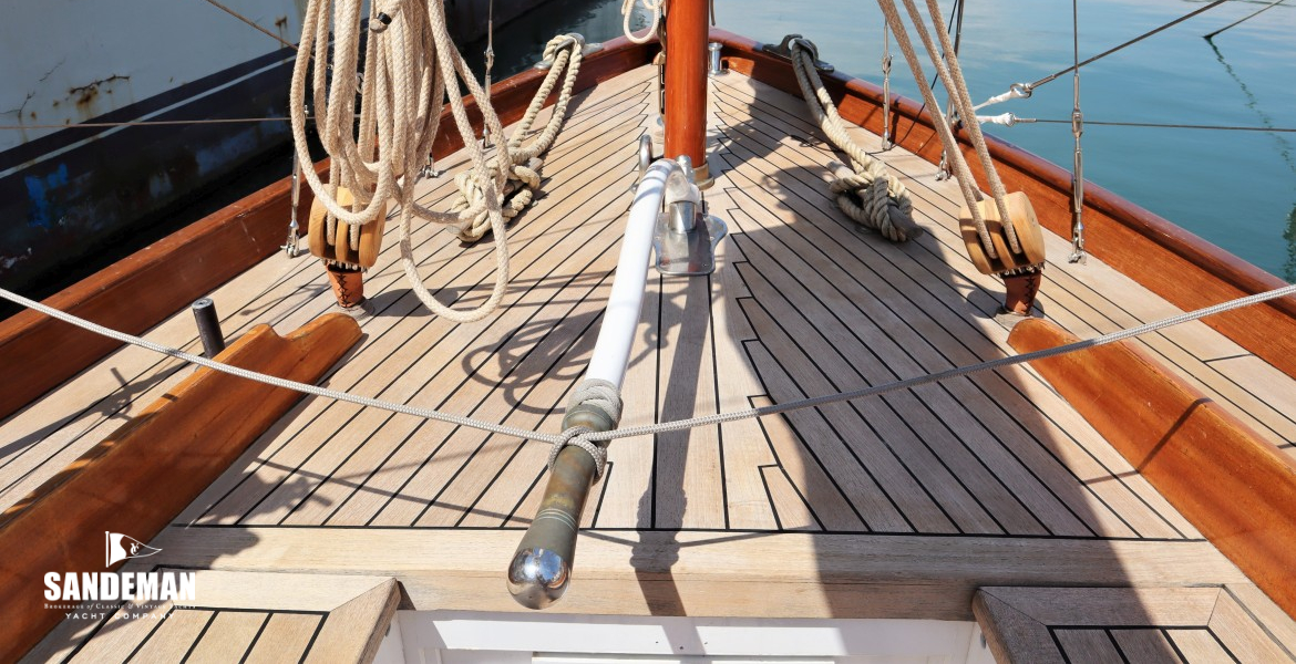 View aft from cockpit