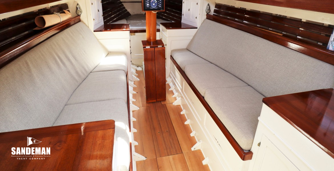 Saloon view forward from galley