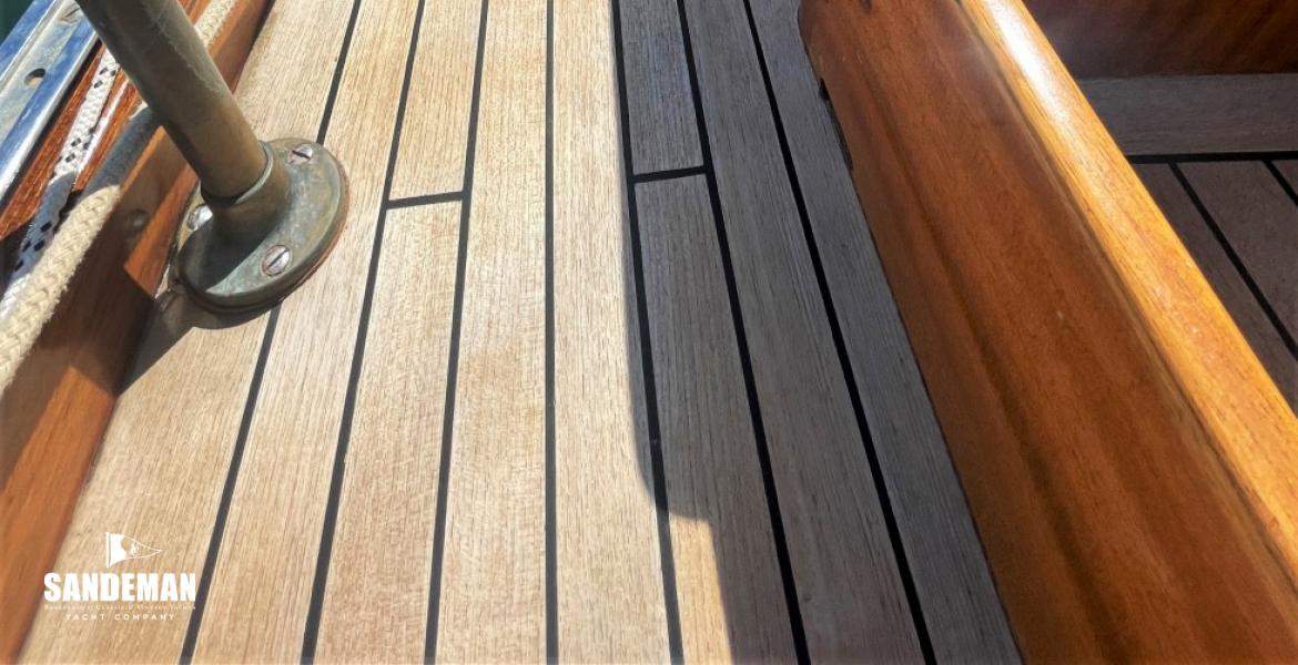 Port side deck view forward