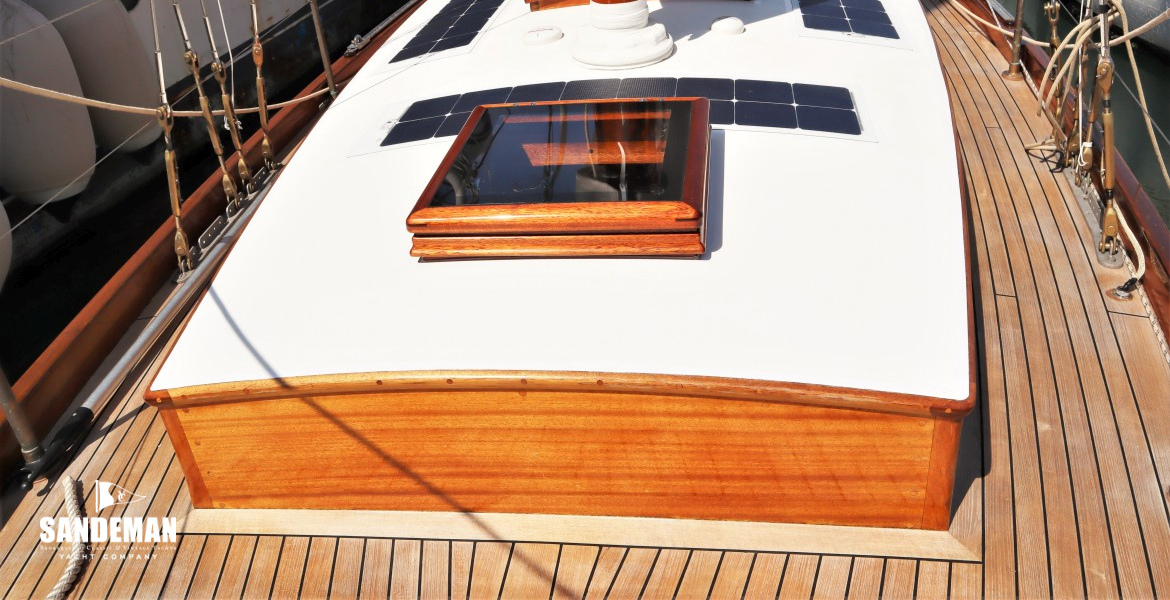 View aft from foredeck