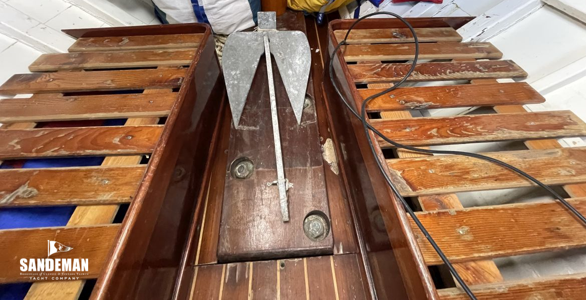 Anchor stowed