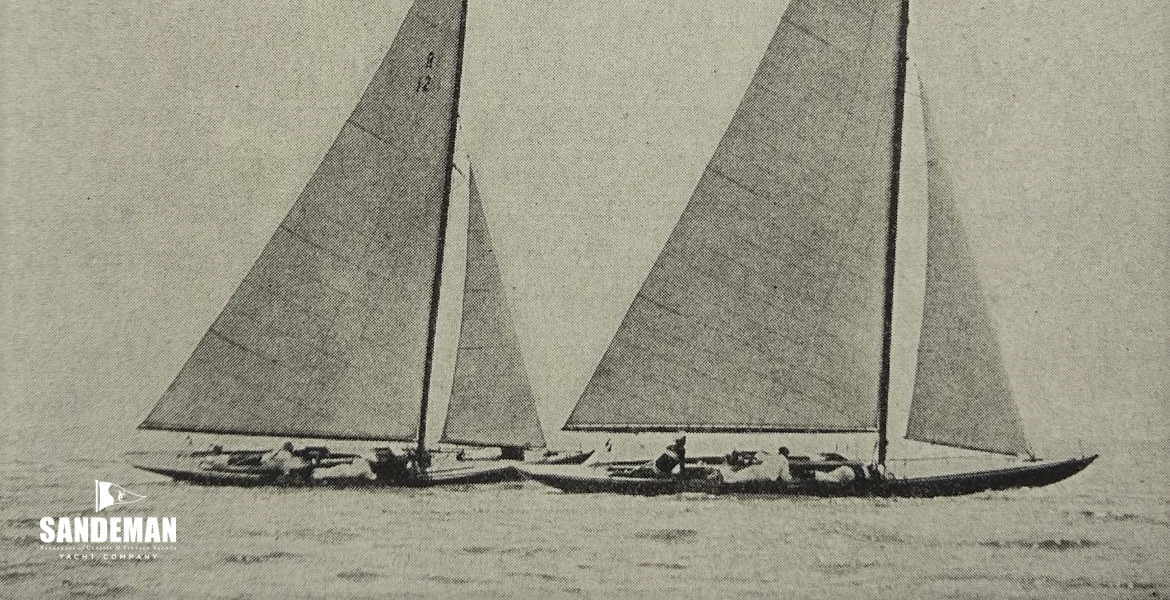 c1925 E.B. Schock R-Class designs ALOHA (R12 left) & DEBRA  (R8)