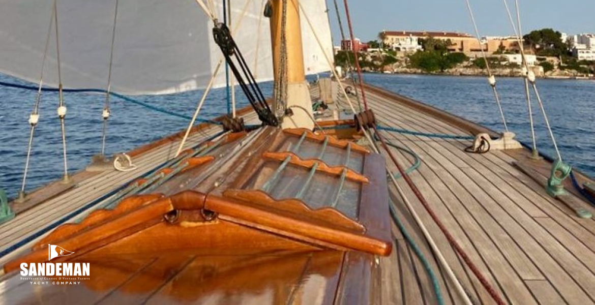 View forward from cockpit
