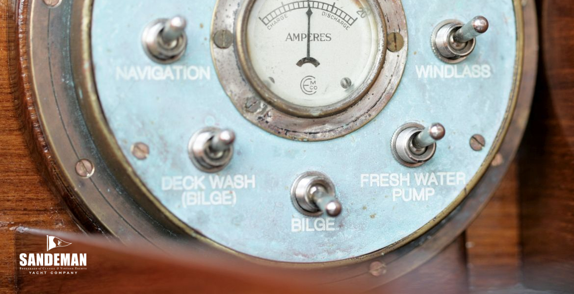 Vintage electrical panel