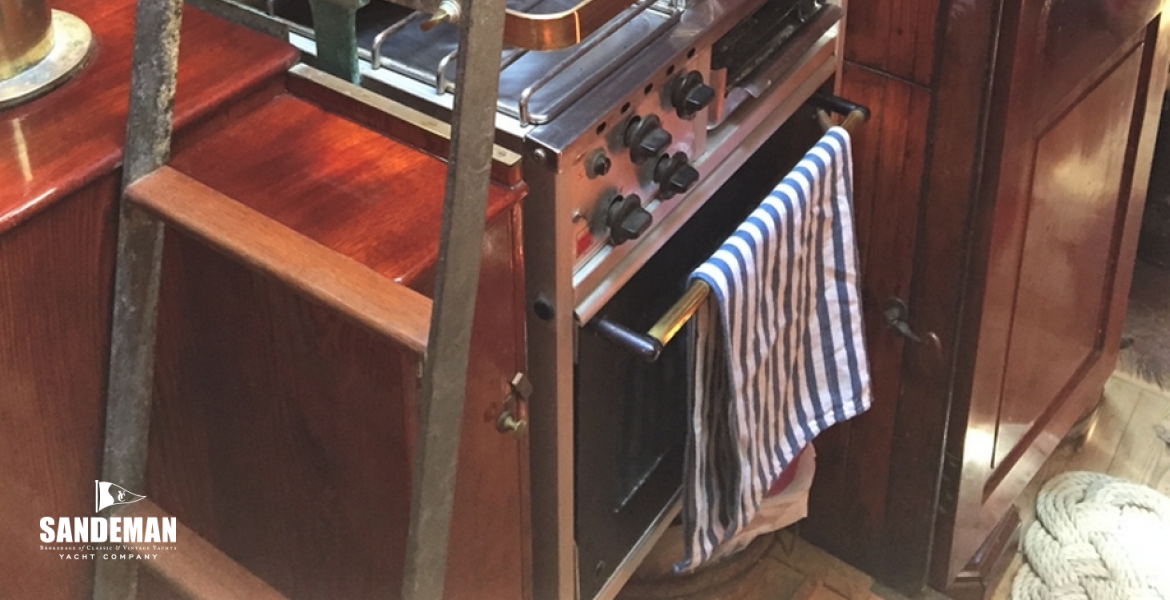 Galley view aft to starboard