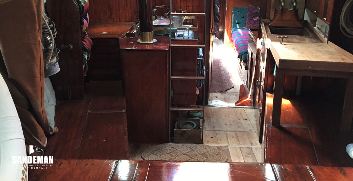 View aft from forepeak