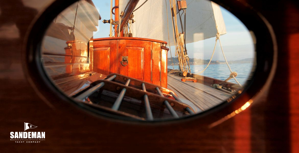 View forward from deck house